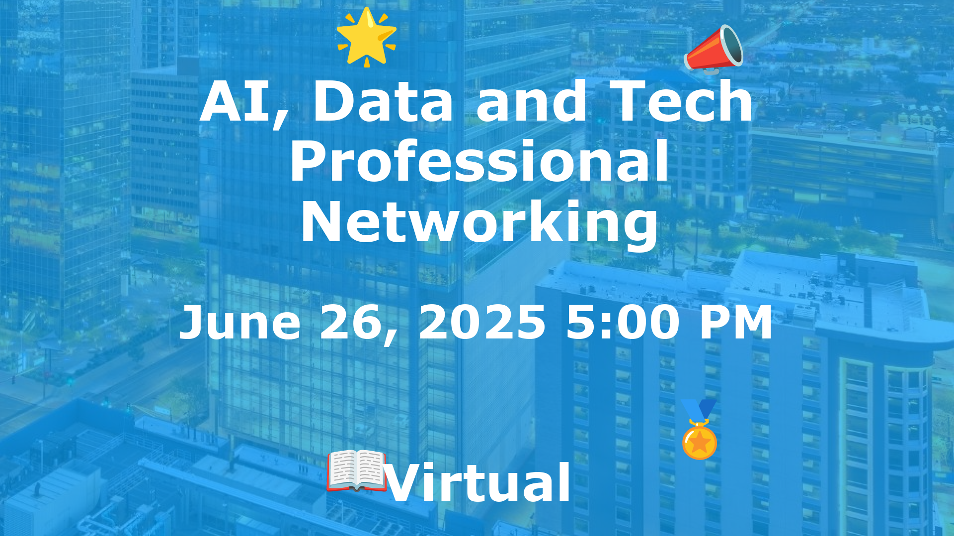 AI, Data and Tech Professional Networking event image